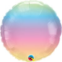 18" Pastel Ombre Round Balloon