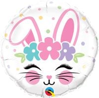 18" Bunny Face Balloon