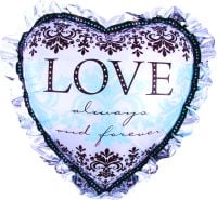 SuperShape Always & Forever Heart Balloon