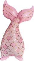 39" Pink Mermaid Tail Balloon