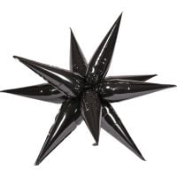 Magic Starburst 60" Black Balloon