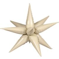 Magic Starburst 26" Cream Balloon