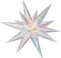 Magic Starburst 60" Iridescent Balloon