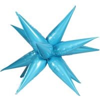 Magic Starburst 26" Light Blue Balloon
