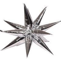 Magic Starburst 26" Silver Balloon