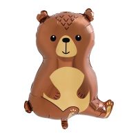 19" Friendly Grizzly Bear Balloon