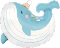 27" Blue Humpback Whale Balloon