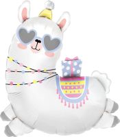 29" Birthday Llama Balloon