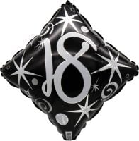 18" 18 Elegant Sparkles and Swirls Balloon Airise