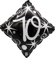 18" 70 Elegant Sparkles and Swirls Balloon Airise