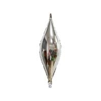 13" Taper Silver Balloon