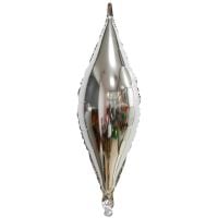 38" Taper Silver Balloon