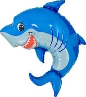 25" Blue Shark Balloon