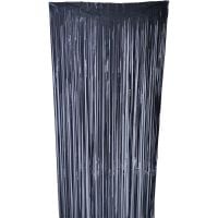 6.5ft x 3.25ft Fringe Curtain - Black