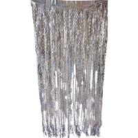 6.5ft x 3.25ft Wave Curtain - Silver