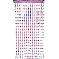 6.5ft x 3.25ft Star Curtain - Pink