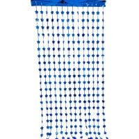 6.5ft x 3.25ft Star Curtain - Blue