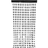 6.5ft x 3.25ft Star Curtain - Black