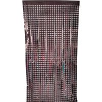 6.5ft x 3.25ft Square Curtain - Black