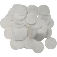 Confetti 20 g - 2.5cm Paper White