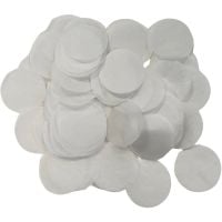 Confetti 200 g - 2.5cm Paper White