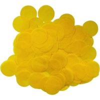 Confetti 200 g - 2.5cm Paper Yellow
