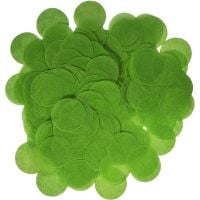 Confetti 20 g - 2.5cm Paper Green