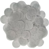 Confetti 20 g - 2.5cm Paper Grey