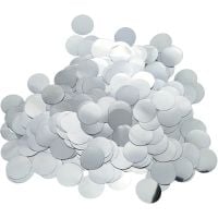 Confetti 200 g - 1.5cm Metallic Silver