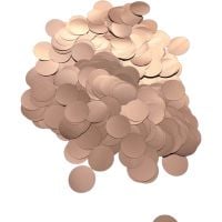 Confetti 20 g - 1.5cm Metallic Rose Gold