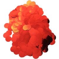 Confetti 200 g - 1.5cm Metallic Red