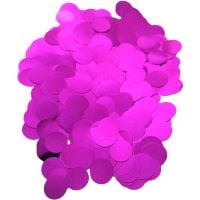 Confetti 20 g - 1.5cm Metallic Hot Pink