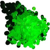 Confetti 20 g - 1.5cm Metallic Green