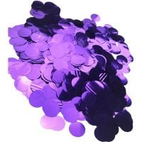 Confetti 20 g - 1.5cm Metallic Purple