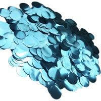 Confetti 200 g - 1.5cm Metallic Baby Blue
