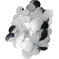 Confetti 20 g - 2.5cm Metallic Silver