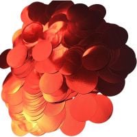 Confetti 20 g - 2.5cm Metallic Red