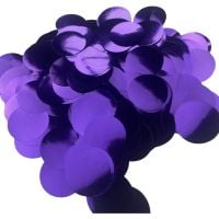 Confetti 20 g - 2.5cm Metallic Purple