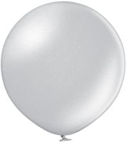 24" Metallic Silver (5pcs) Belbal Balloons