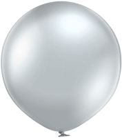 24" Glossy Silver (5pcs) Belbal Balloons