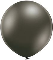 24" Glossy Anthracite (5pcs) Belbal Balloons