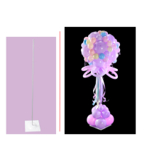 5.75 ft Balloon Column with Metal Base Plate