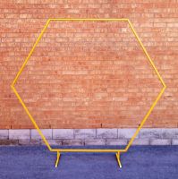 6.5 ft Hexagon Metal Balloon Frame 6.5ft
