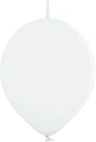11" Standard White Linking (50pcs) Belbal Balloons