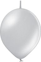 11" Metallic Silver Linking (50pcs) Belbal Balloons
