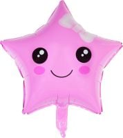 16" Baby Star Pink Balloon