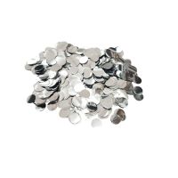 1cm Foil Confetti Dots Silver (15g)