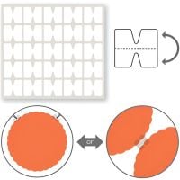 Adhesive Butterfly Tab (100pcs)
