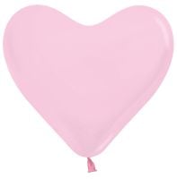 06" Fashion Pink Heart (50pcs) Sempertex Balloons