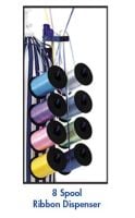 8 Spool Ribbon Dispenser for Helium Tank